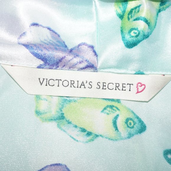 Vintage 90s Victoria's Secret Fish Shell Night Shirt Large - Picture 3 of 6